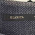 クラシカ KLASICA リネンシルクジップアップノーカラージャケット メンズ JPN:2