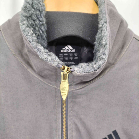 アディダス adidas 00s 裏地ボア フルジップ 中綿 ジャケット メンズ S