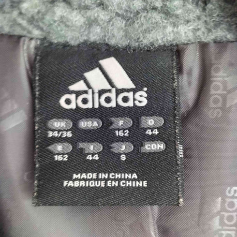アディダス adidas 00s 裏地ボア フルジップ 中綿 ジャケット メンズ S