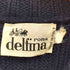 delfina イタリア製 金ボタン ケーブル編み コンバット ニット カーディガン レディース JPN:1