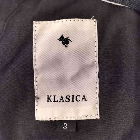 クラシカ KLASICA リネン混 2タックボタンフライワイドパンツ メンズ JPN:3
