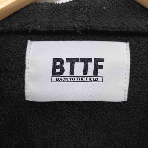BTTF US ベースボールチーム ショート丈 ジップアップ パーカー レディース FREE
