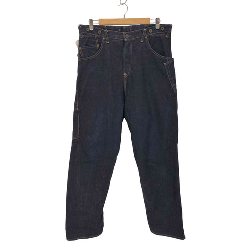 ジョンブル Johnbull シンチバック ワイドデニムパンツ メンズ 32