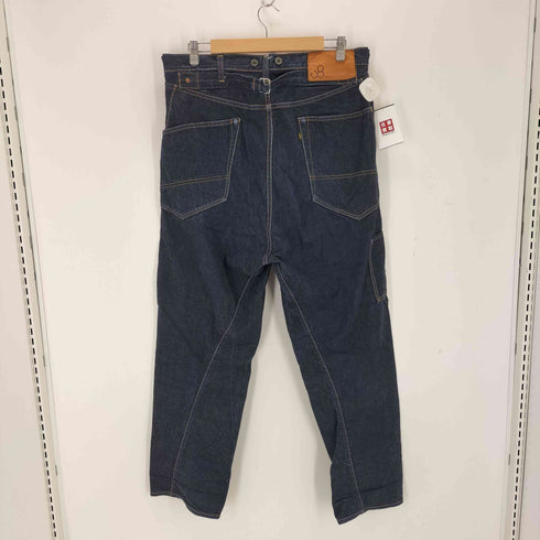 ジョンブル Johnbull シンチバック ワイドデニムパンツ メンズ 32