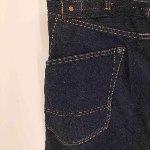 ジョンブル Johnbull シンチバック ワイドデニムパンツ メンズ 32