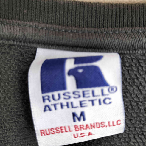 ラッセルアスレチック RUSSELL ATHLETIC フロントプリントラグランスリーブスウェット レディース JPN:M