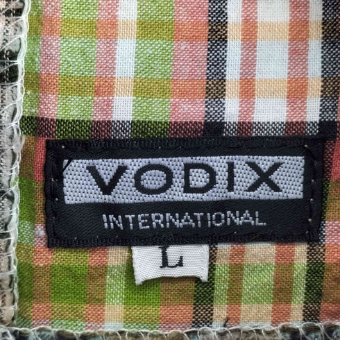 VODIX L/S パッチワーク シャツ メンズ JPN:L