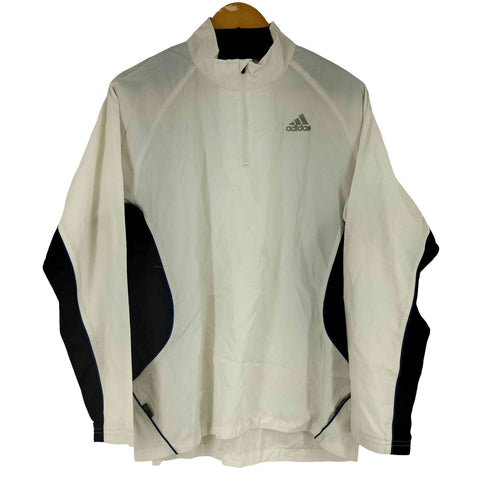 アディダス adidas 00S ハーフジップ ナイロン プルオーバー メンズ JPN:L