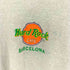 ハードロックカフェ Hard Rock Cafe USA製 BARCELONAロゴ刺繍 前Vガゼット クルーネックスウェット メンズ import:XL