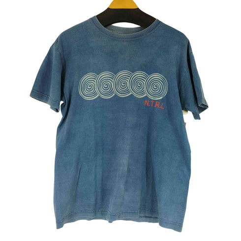 N.T.R.L フロントプリント クルーネック Tシャツ メンズ JPN:L