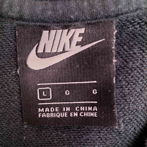 ナイキ NIKE ワンポイントロゴ クルーネック スウェットトレーナー メンズ L