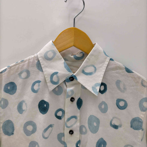 マルニ MARNI 17AW MADE IN ITALY Dots Line Shirts イタリア製 水玉 ドット ライン L/S シャツ メンズ EUR:46
