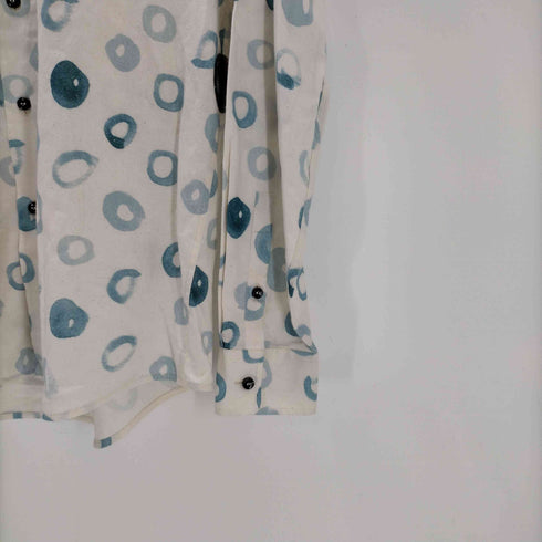 マルニ MARNI 17AW MADE IN ITALY Dots Line Shirts イタリア製 水玉 ドット ライン L/S シャツ メンズ EUR:46