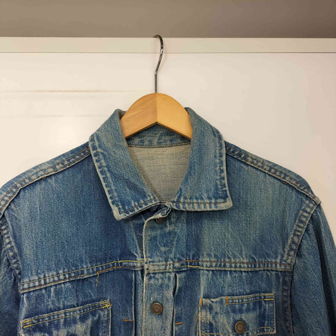 60-70s vintage 襤褸 デニム トラッカージャケット メンズ