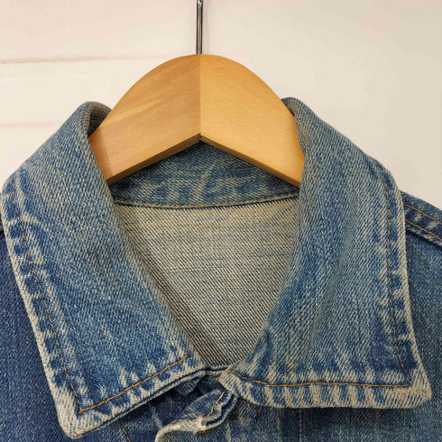 60-70s vintage 襤褸 デニム トラッカージャケット メンズ