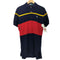 ポロバイラルフローレン Polo by RALPH LAUREN ポニー刺繍 マルチボーダー ピケ 鹿の子 ポロシャツ メンズ import:XS