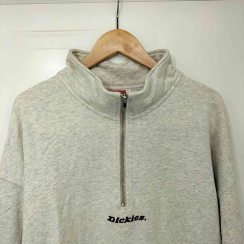 ディッキーズ Dickies ロゴ刺繍 ハーフジップ トレーナー メンズ JPN:L
