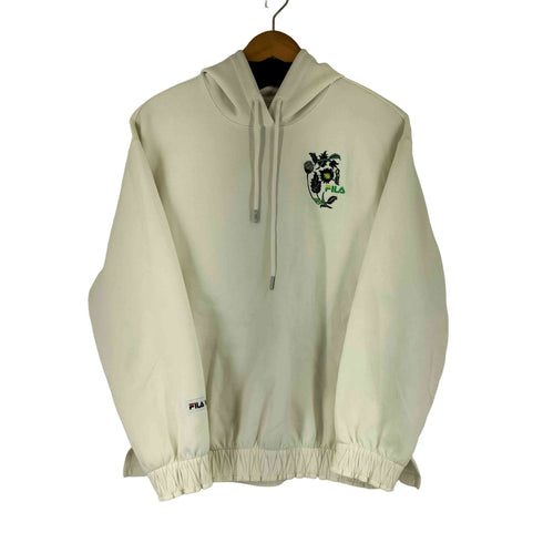 フィラ FILA white line heritage v&a スリットプルオーバーパーカー メンズ import:L
