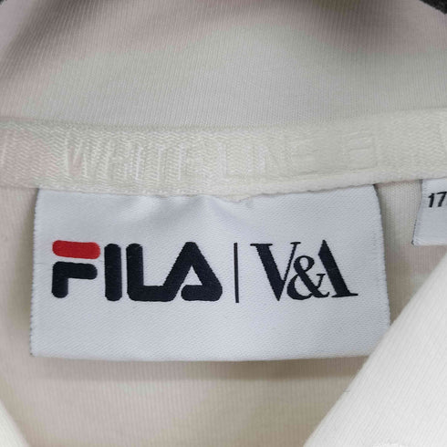 フィラ FILA white line heritage v&a スリットプルオーバーパーカー メンズ import:L