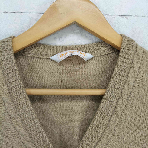 バーバリーズ BURBERRYS ホース刺繍ロゴ alpacaアルパカ カーディガン レディース M