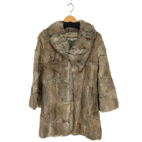 DINO RICO rabbit fur ラビットファーハーフコート レディース S