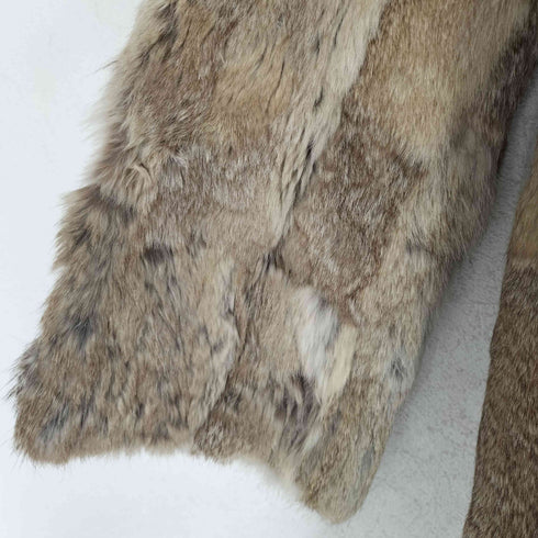 DINO RICO rabbit fur ラビットファーハーフコート レディース S