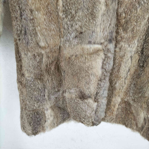 DINO RICO rabbit fur ラビットファーハーフコート レディース S