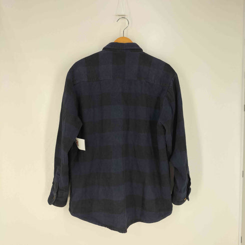 CONMARジップ リメイク ブロックチェック ネルシャツ メンズ