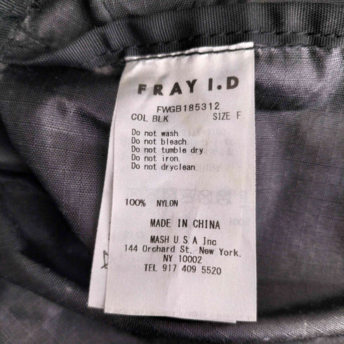 フレイアイディー FRAY I.D ビックロゴ トートバッグ レディース