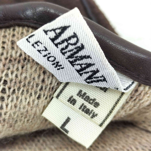 ジョルジオアルマーニ Giorgio Armani イタリア製 スエードグローブ メンズ L
