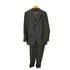 ブリッラペルイルグースト BRILLA per il gusto DORMEUIL ストライプ ウール カシミヤ混 ソリッド スーツ メンズ 48