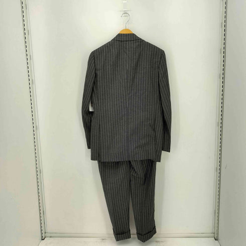 ブリッラペルイルグースト BRILLA per il gusto DORMEUIL ストライプ ウール カシミヤ混 ソリッド スーツ メンズ 48