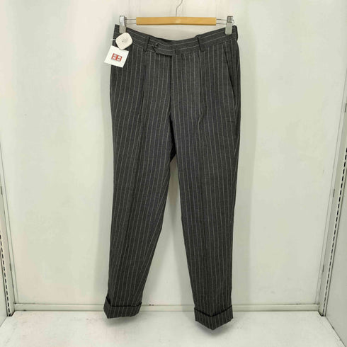 ブリッラペルイルグースト BRILLA per il gusto DORMEUIL ストライプ ウール カシミヤ混 ソリッド スーツ メンズ 48