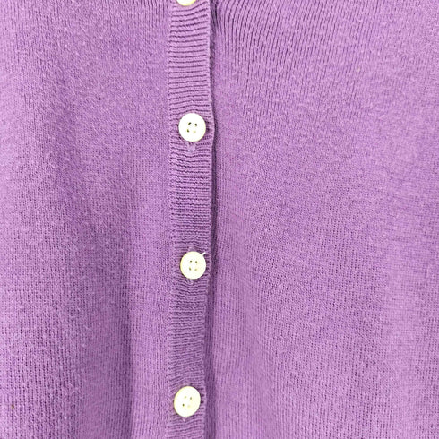 ラルフローレン RALPH LAUREN ITALIAN YARN スモールポニー刺繍 コットン カーディガン レディース import:S