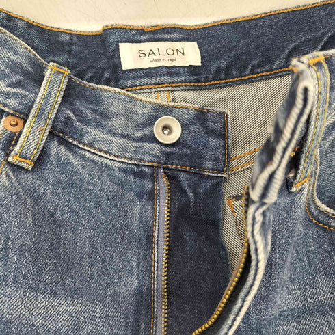 サロンアダムエロペ SALON adam et rope COTTON USAセミフレアデニム レディース JPN:S