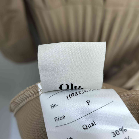 olu. フラップロングプリーツワンピース レディース FREE