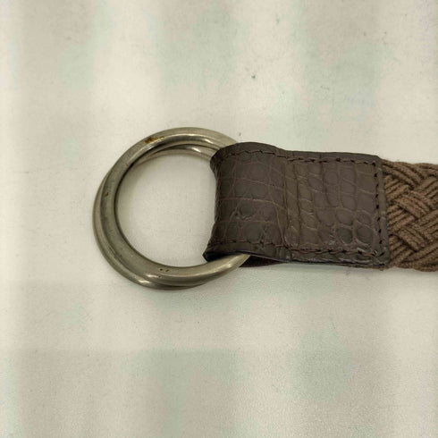 アンボワーズ AMBOISE ダブルリング ウールメッシュベルト メンズ