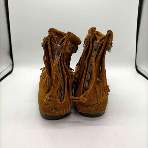 ミネトンカ Minnetonka フリンジ スウェード レザー ブーツ レディース S