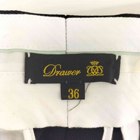 ドゥロワー Drawer センタープレススラックスパンツ メンズ 36