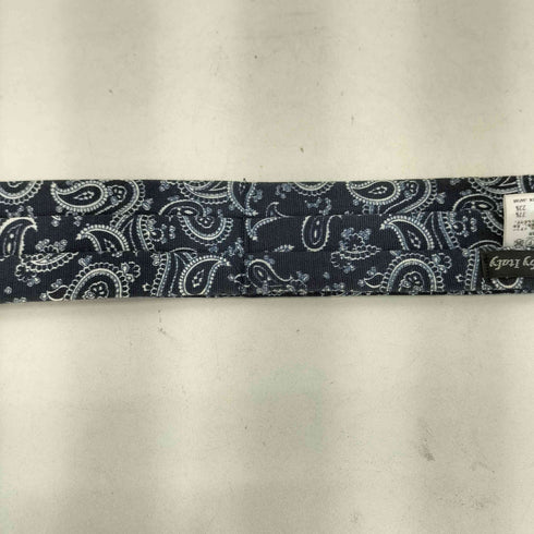 fabric by Italy シルク混 ペイズリーネクタイ メンズ