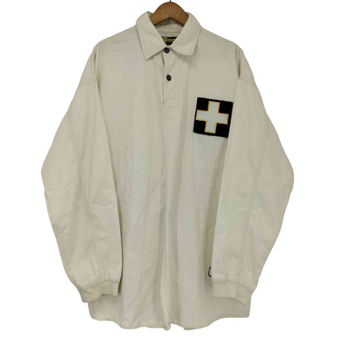 ドクターマーチン Dr.Martens useful clothing 90-00s 十字ワッペン ヘンリーネック シャツ メンズ