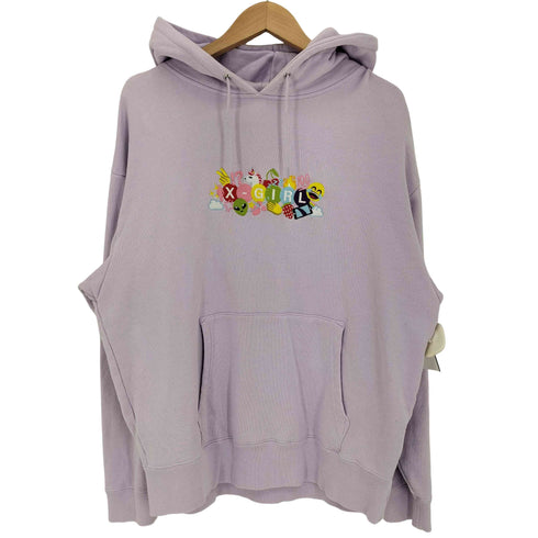 エックスガール X-girl EMOJI SWEAT HOODIE レディース JPN:S