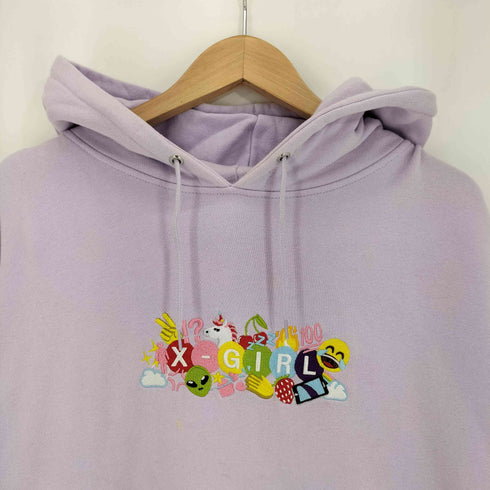 エックスガール X-girl EMOJI SWEAT HOODIE レディース JPN:S