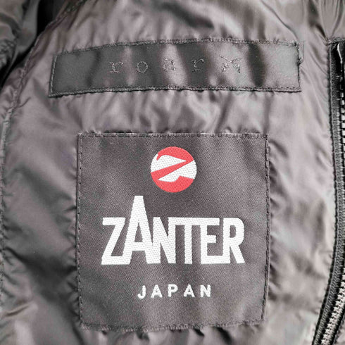 ロアー roar ×ZANTER JAPAN 背面 二丁拳銃 スワロフスキー 切替 3連ジップ ダブルジップダウンジャケット メンズ JPN:3