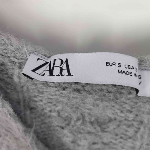 ザラ ZARA アシンメトリー ニットフーディ レディース import:S