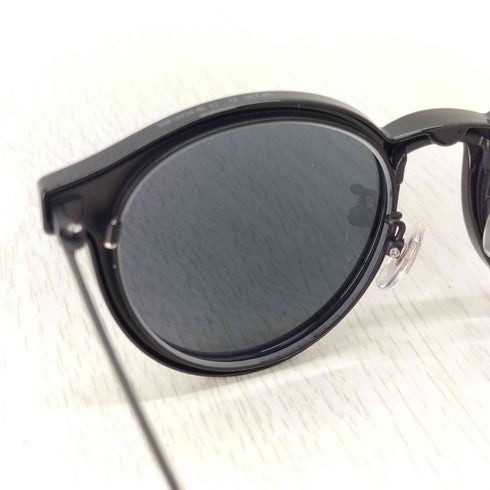 オンデーズ OWNDAYS SUN ボストン ステンレス マットブラック マグネット 2WAY メンズ 50□19-142
