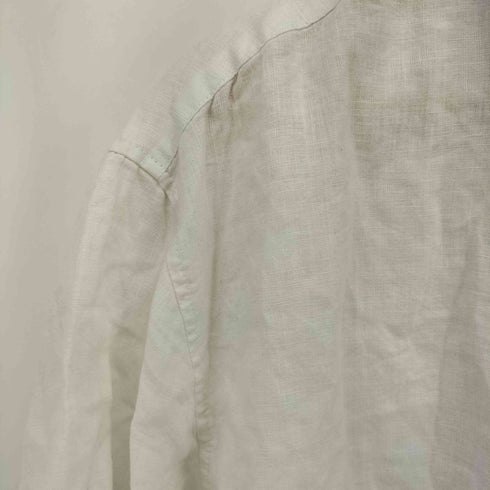 プロントウォモ PRONTO UOMO リネン レギュラカラー S/S シャツ メンズ import:XL