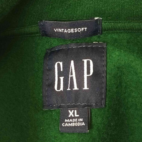 ギャップ Gap vintagesoft ハーフジップスウェットプルオーバー メンズ JPN:XL