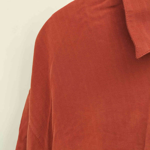 ハガークロージング HAGGAR レーヨン混 レギュラーカラー S/S シャツ メンズ import:XXL