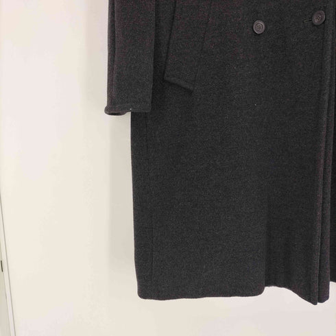 マレーラ MARELLA イタリア製 アンゴラ混 3B ダブルブレスト ウール チェスターコート レディース JPN:40